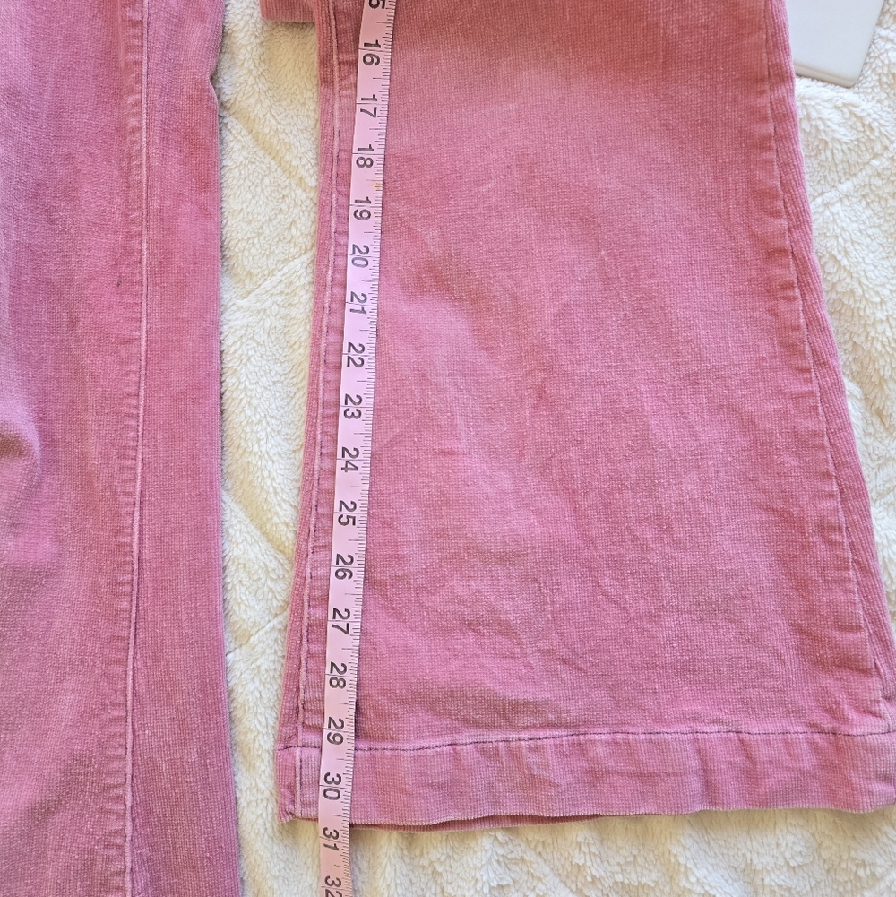 ROLLA'S Eastcoast Flare High Rise Pants Women's Pink Color Size 26 Free People - Picture 12 of 12